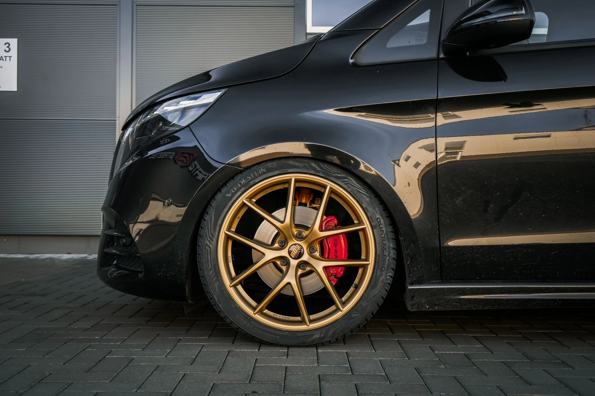 Mercedes V-Klasse W447 BBS gold - Projekt Bild