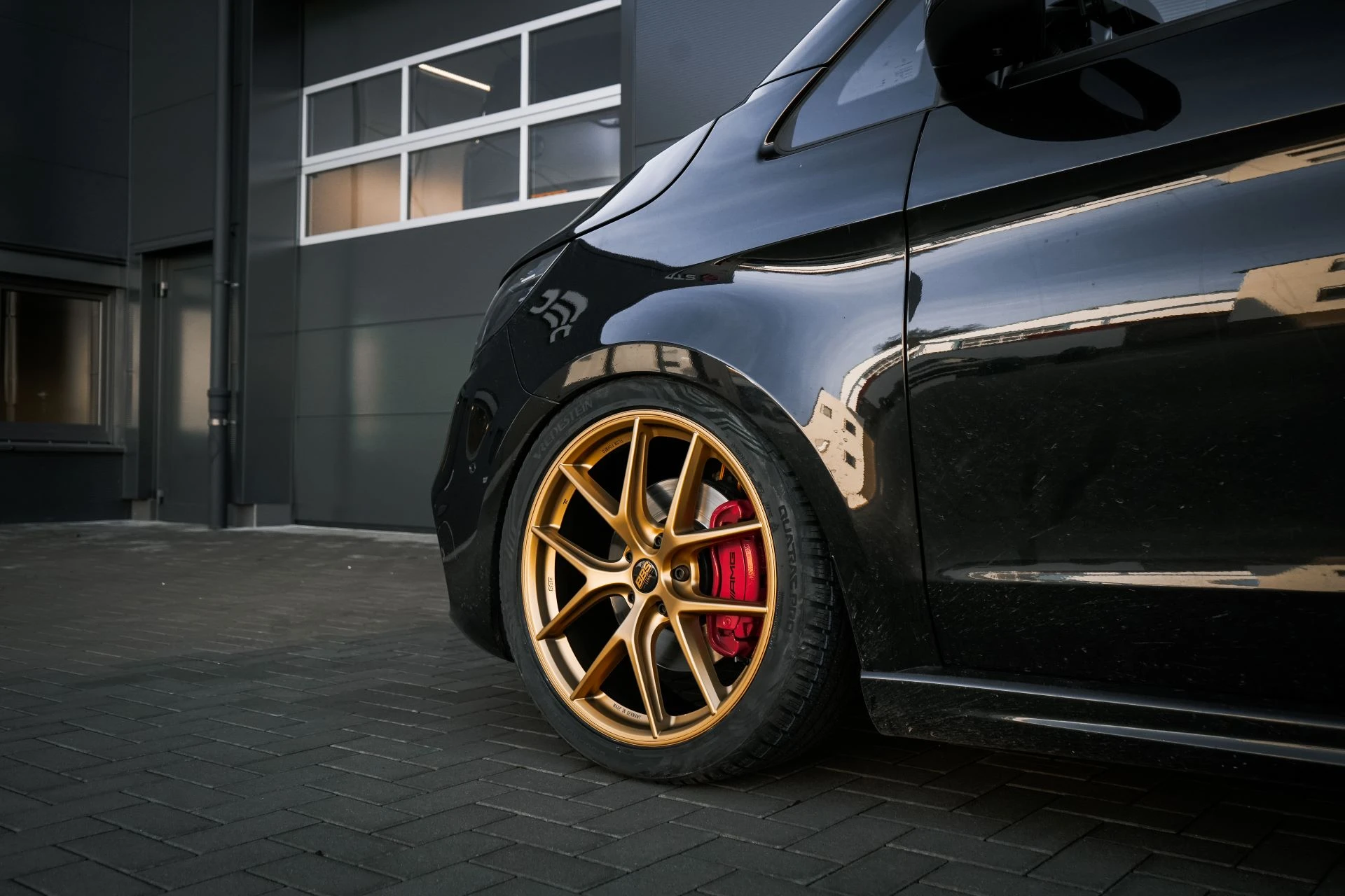 Mercedes V-Klasse W447 BBS gold - Projekt Bild