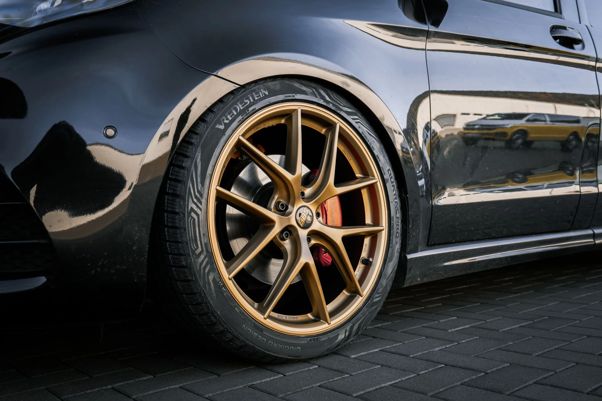 Mercedes V-Klasse W447 BBS gold - Projekt Bild